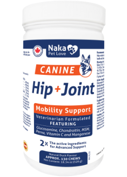 Naka Pet Love Canine Hip + Joint 520g (approx. 130 chews)