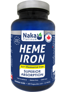 Naka Heme Iron 11mg 60 caps