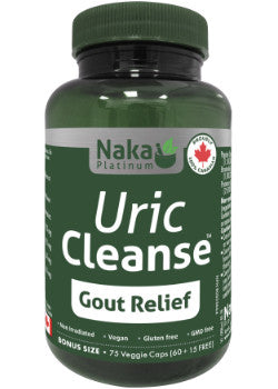 Naka Uric Cleanse Gout Relief 75 veg caps