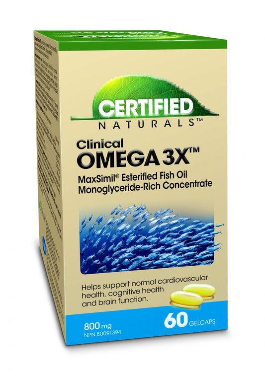 Certified Naturals Omega 3 60 softgels