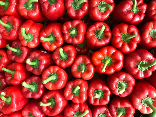 Organic Jumbo Red Pepper (sold by weight)