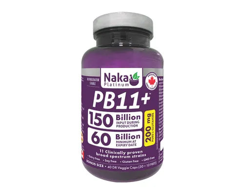 Naka PB11+ Probiotic 40veg caps