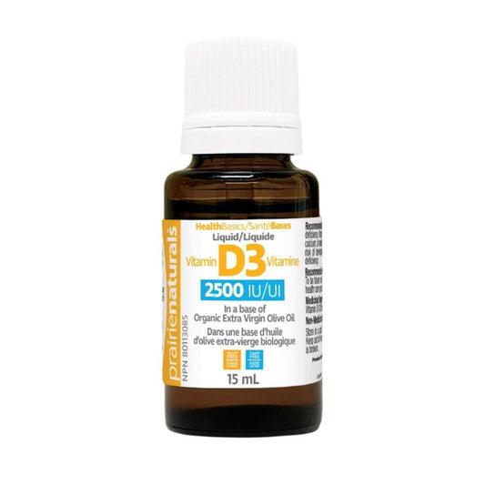 Prairie Naturals Vitamin D 2500iu 15ml