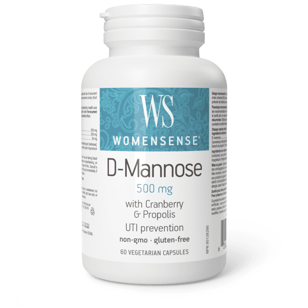 Womensense D-Mannose 500mg 60 Cap