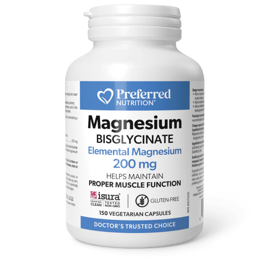 Preferred Nutrition Magnesium Bisglycinate 300vcaps