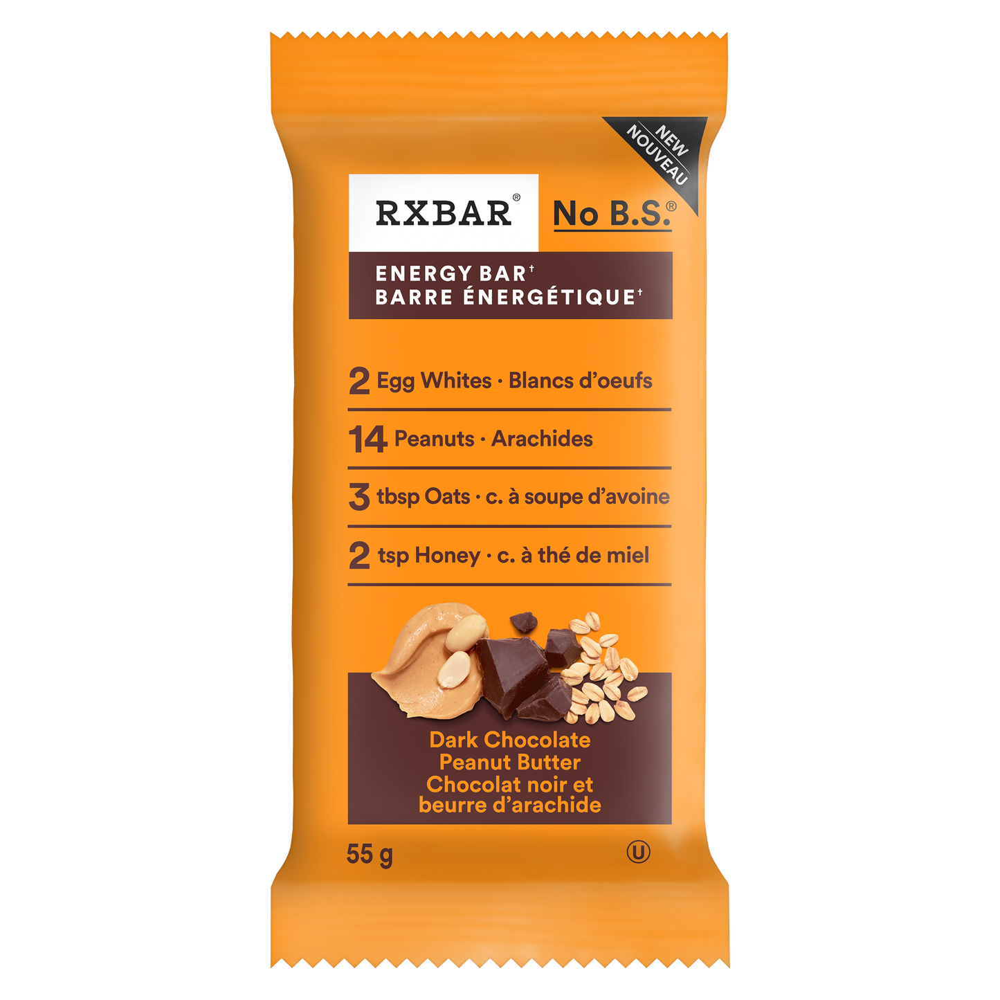RXBAR* Energy Bar Dark Chocolate Peanut Butter 55g
