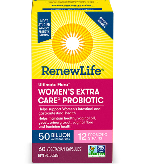 Ultimate Flora Women’s Extra Care Probiotic,50 Billion 60caps