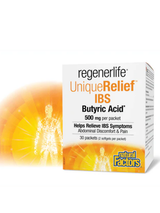 Natural factors Regenerlife Unique Relief Butyric Acid 30pack