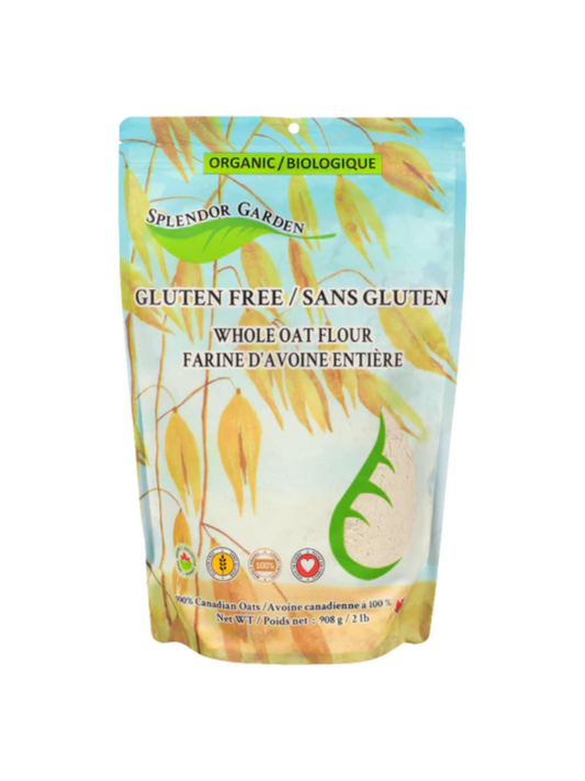 Splendor Garden Organic Gluten Free Whole Oat Flour 2LB