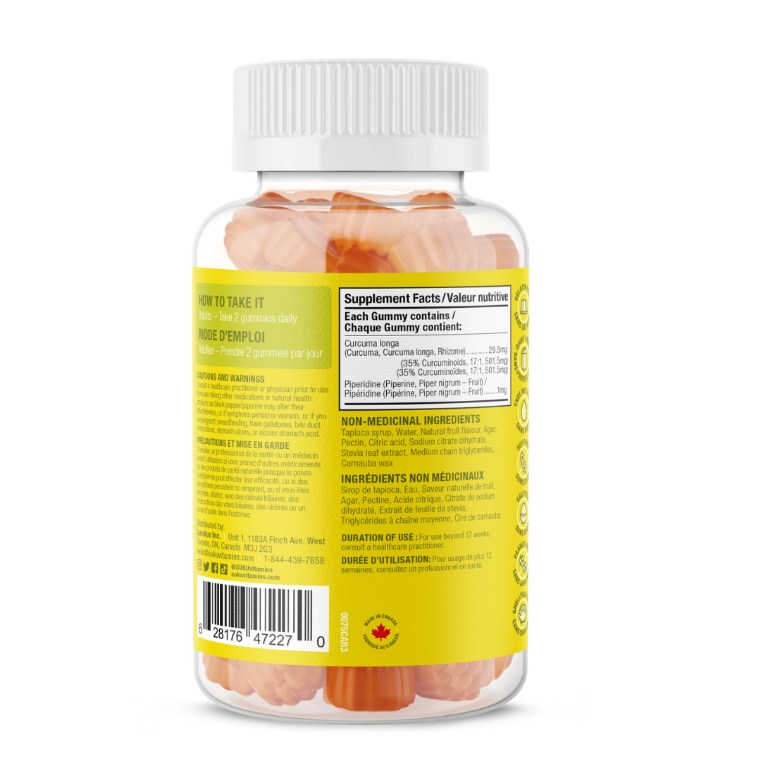 SUKU Turmeric gummies 60