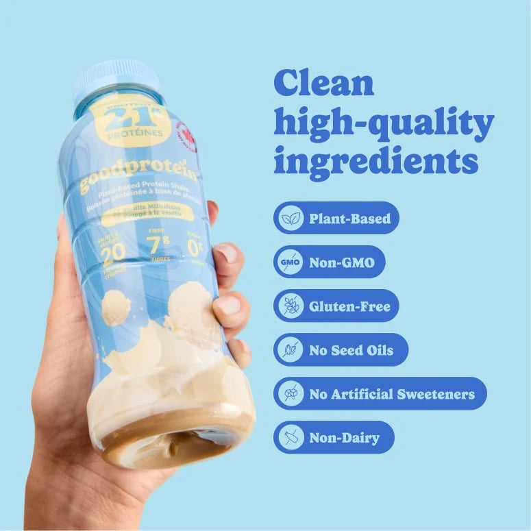 Good Protein Vanilla Milkshake single 355ml bottle