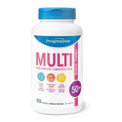 Progressive Multi Vitamin Women 50+ 120 Veggie Caps