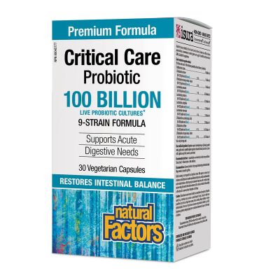 Natural Factors Critical Care Probiotic 100 Billion 30 Capsules