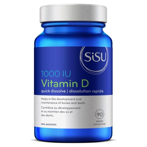 Sisu Vitamin D 1000IU 90 Tabs