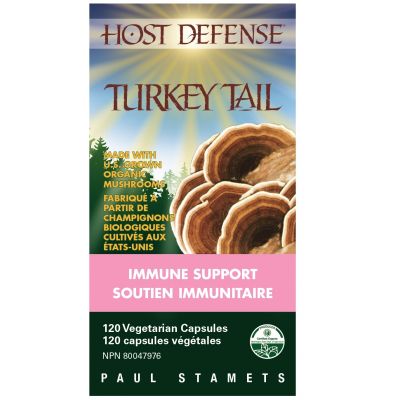 Host Defense Turkey Tail 120 Veg Capsules