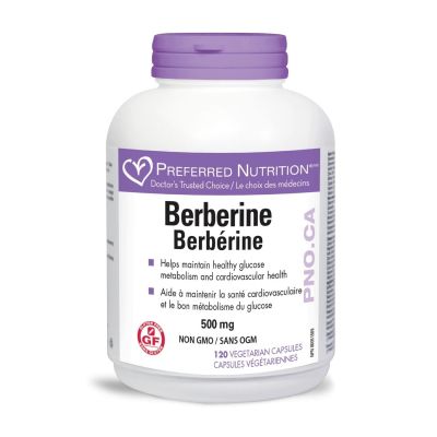 Preferred Nutrition Berberine 120  Capsules
