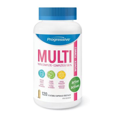 Progressive Multi Vitamin Active Women 120 Veggie Capsules