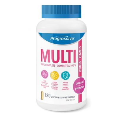 Progressive Multi Vitamin Prenatal 120 Veggie Caps