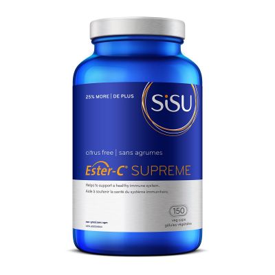 Sisu Ester-C Supreme 600mg 150 Veg Capsules Bonus