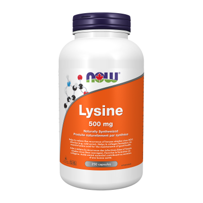 Now L-Lysine 500mg 250 Capsules