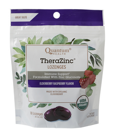 Quantum Organic TheraZinc Elderberry 18 Lozenges