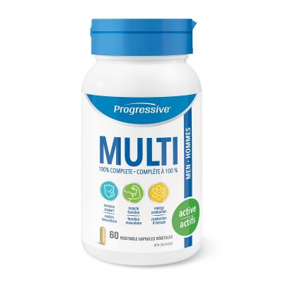 Progressive Multi Vitamin Active Men 60 Veggie Caps