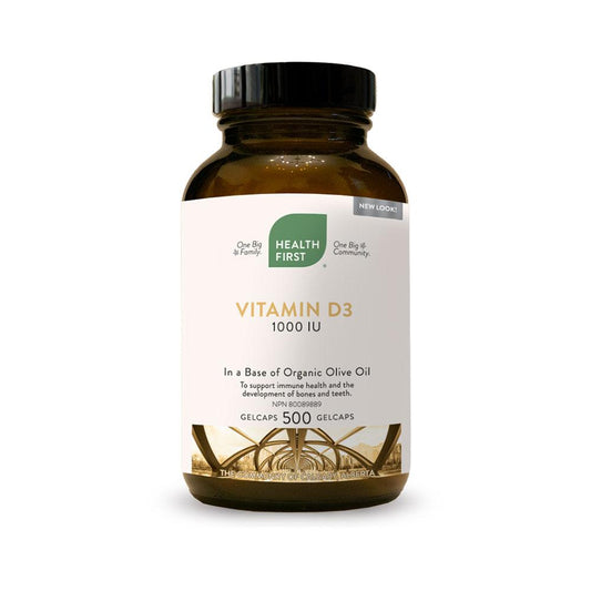 Health First Vitamin D3 500 Gelcaps