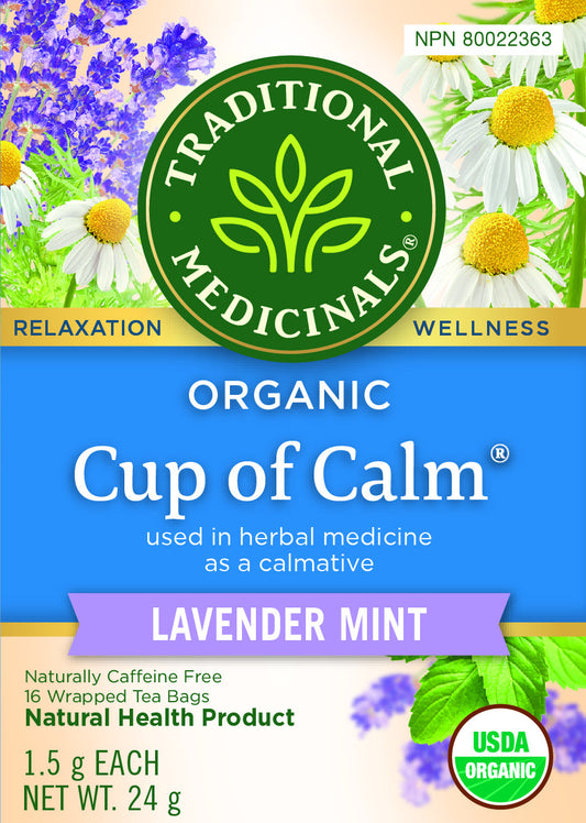 Traditional Medicinals Organic Cup Of Calm 16 Tea Bags
