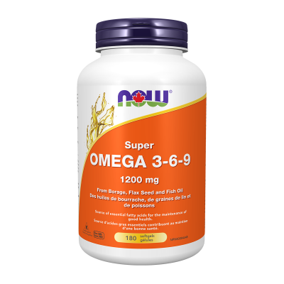 Now Super Omega 3-6-9 180 Soft Gels