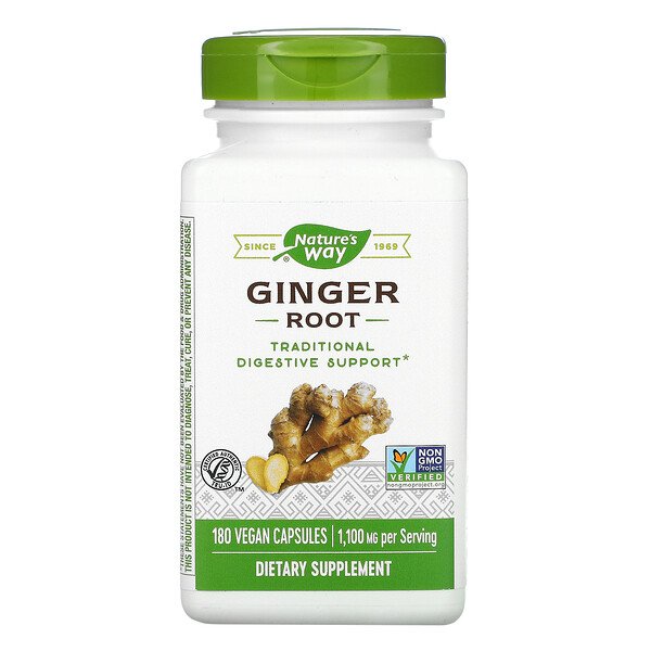 Nature's Way Ginger 180 Capsules