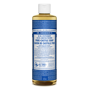 Dr. Bronner's Peppermint Castile Liquid Soap 473ml