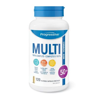 Progressive Multi Vitamin Men 50+ 120 Veggie Capsules