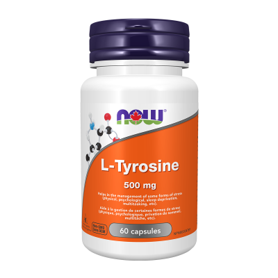 Now L-Tyrosine 500mg 60 Capsules
