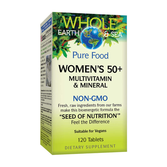 Whole Earth & Sea® Women’s 50+ Multivitamin & Mineral 120 Tablets