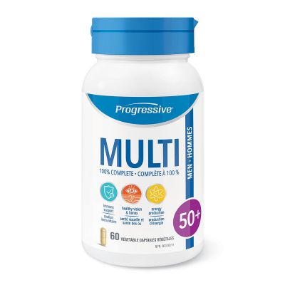 Progressive Multi Vitamin Men 50+ 60 Veggie Capsules