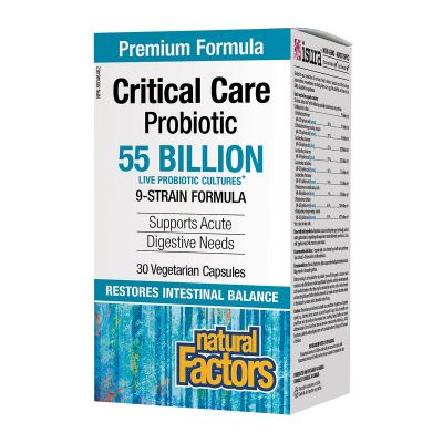 Natural Factors Critical Care Probiotic 55 Billion 30 Capsules