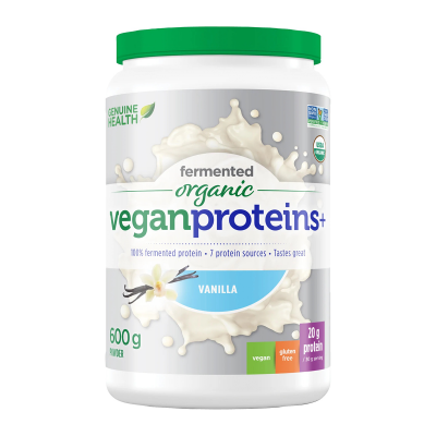 Genuine Health Organic Vegan Protein- Vanilla 600g