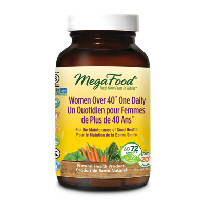 Mega Food Women Over One Daily 40 72 Tablets
