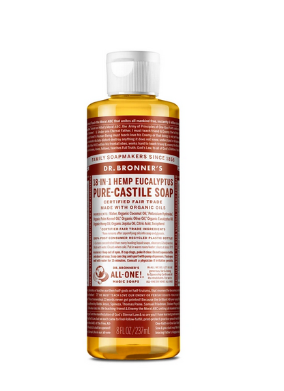 Dr. Bronner's Eucalyptus Pure Castile Liquid Soap 236ml