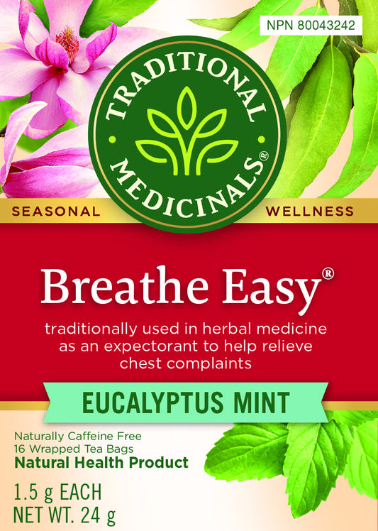 Traditional Medicinals Organic Breathe Easy Tea 16 Tea Bags