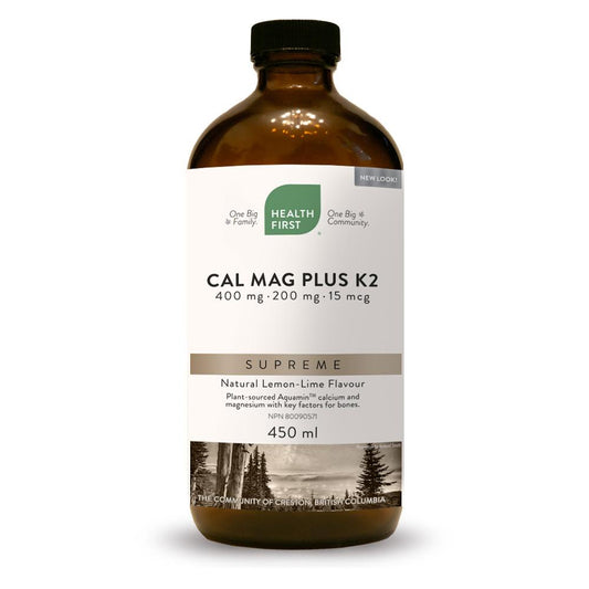 Health First Cal Mag Plus K2 Supreme 450 ml