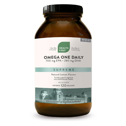 Health First Omega Supreme One Daily 120 Enteric Gelcaps