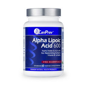 CanPrev Alpha Lipoic Acid 600mg 60  Capsules