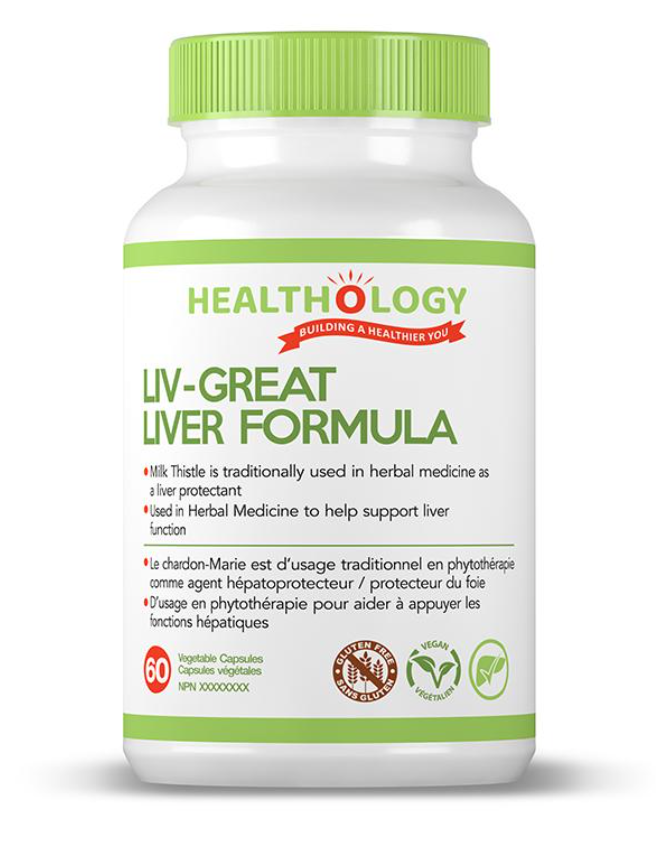 Healthology LIV-GREAT LIVER FORMULA 60 Capsules