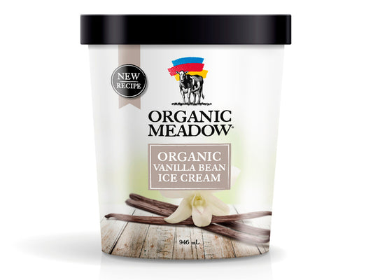 Organic Meadow Vanilla Ice Cream 946ml Frozen