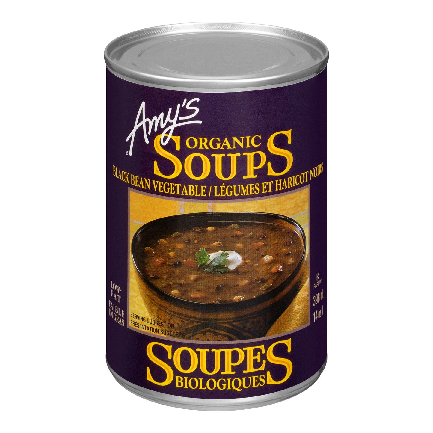 Amy's Organic Black Bean Vegetable Soup 398ml