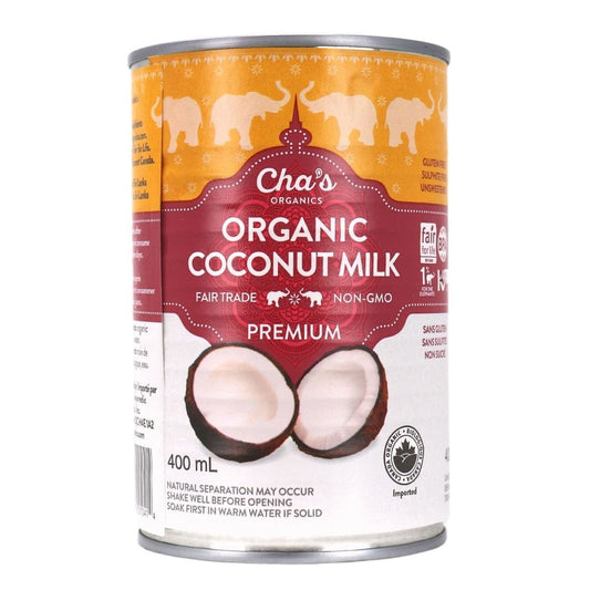 Cha's Organic Coconut Milk Premium 400ml