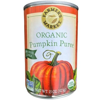 Farmer's Market Pumpkin Puree (Organic) 15oz