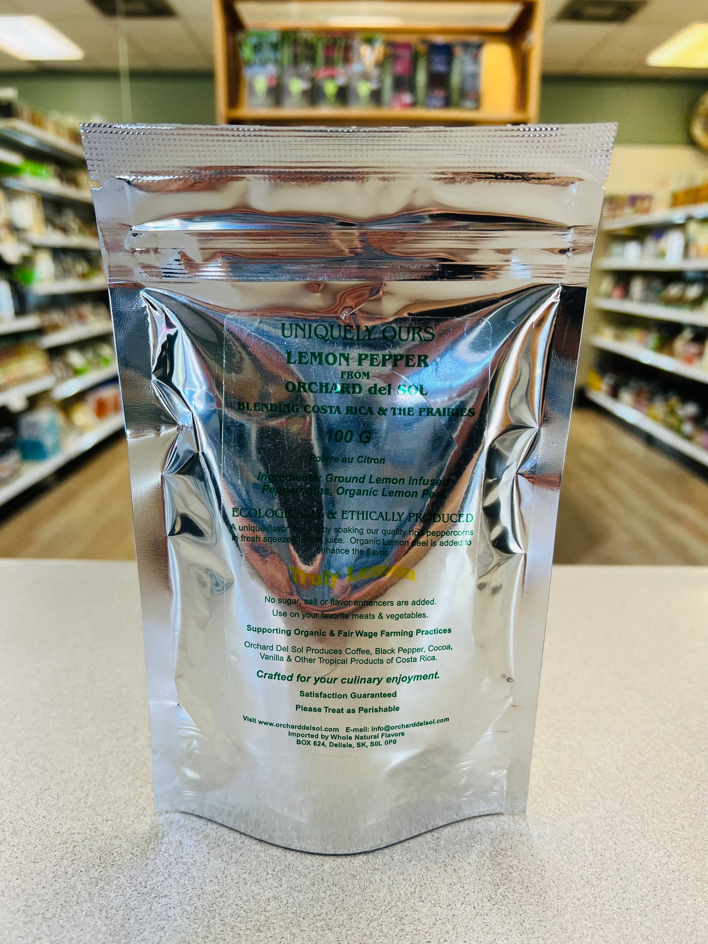 Orchard del Sol Costa Rica Lemon Pepper 100g