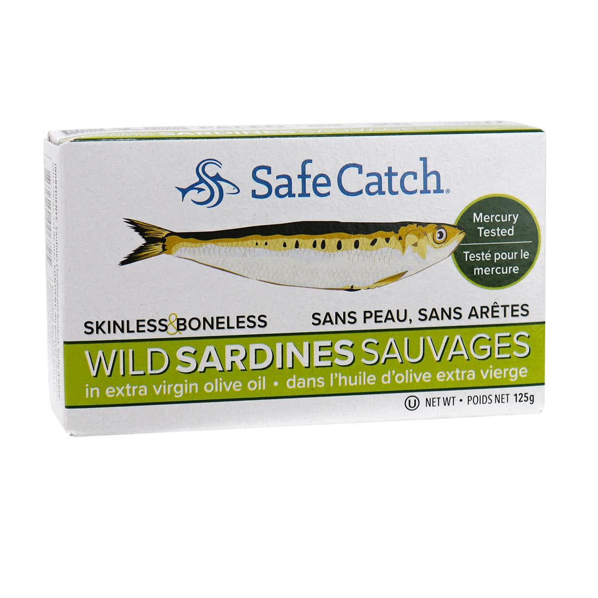 Safe Catch Wild Sardines in EV Olive Oil 125g